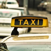 Imagen de archivo de un taxi Imagen de archivo de un taxi