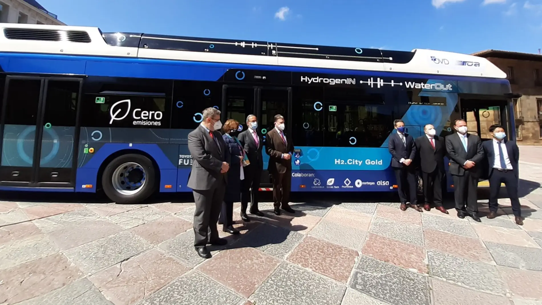 Primer bus urbano de hidrógeno 'verde' en Oviedo