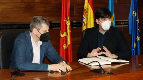 Visita del consejero Borja Sánchez a Tineo Visita del consejero Borja Sánchez a Tineo