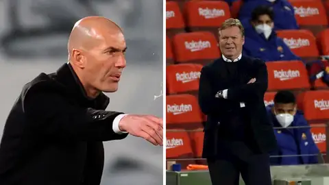 Zidane y Koeman Zidane y Koeman
