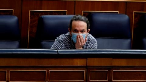 El candidato de Unidas Podemos a la Presidencia de la Comunidad de Madrid, Pablo Iglesias