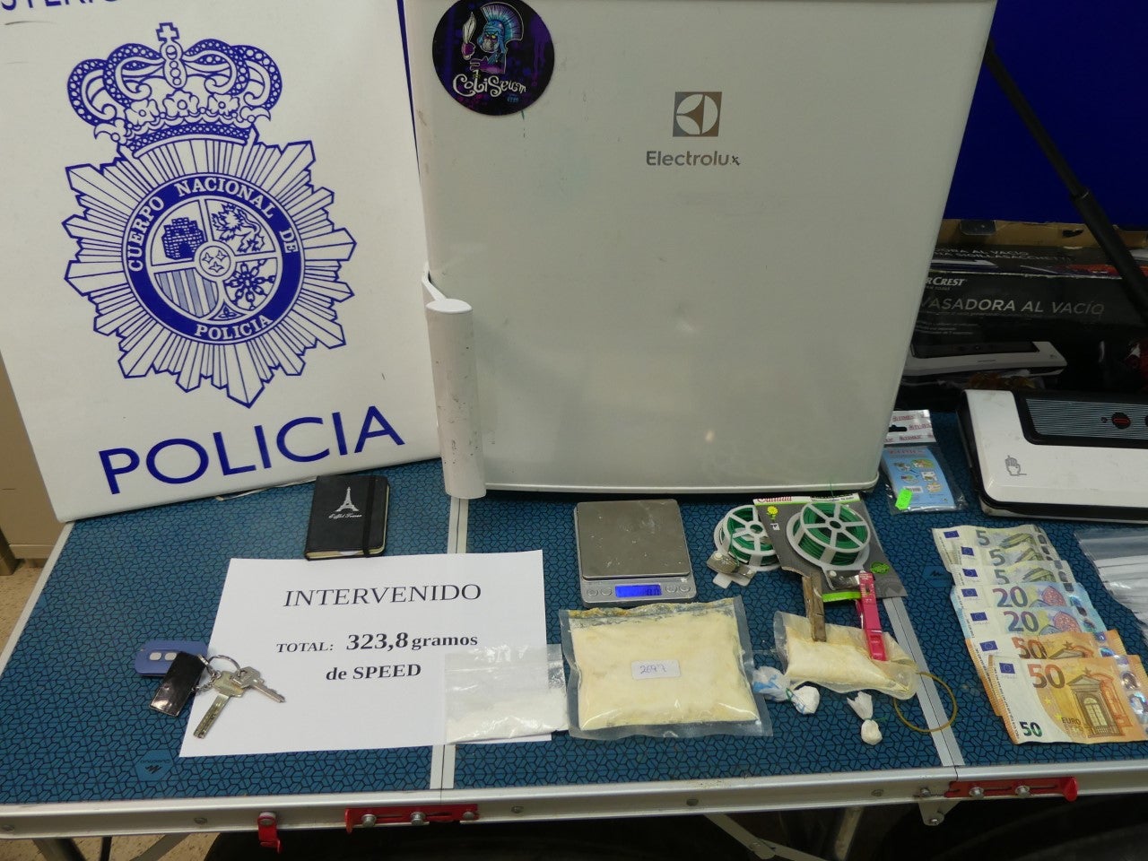 Desmantelan en Huesca un punto de venta de speed en un trastero Desmantelan en Huesca un punto de venta de speed en un trastero