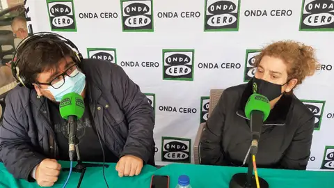 Mandy Pérez y Jaime Álvarez, en San Fernand Mandy Pérez y Jaime Álvarez, en San Fernand