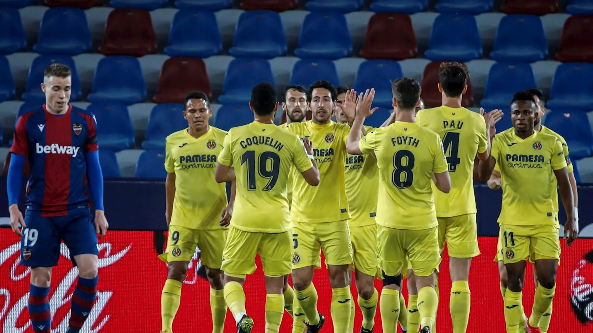 Levante 1- 5 Villarreal: El Villarreal asalta la quinta plaza a lo grande
