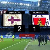 Deportivo 2-Numancia 1