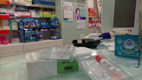 Kits para el cribado en una farmacia