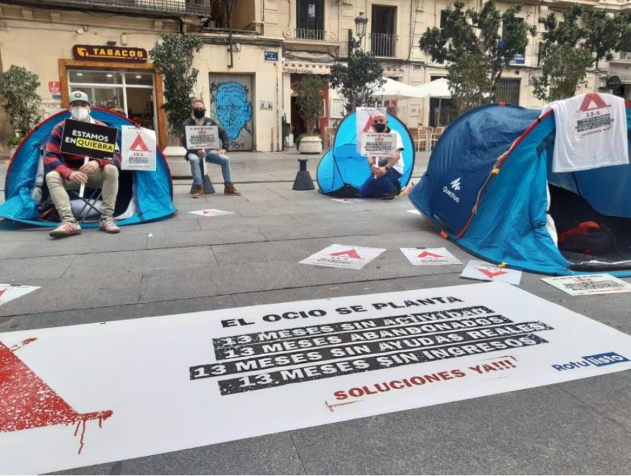 El ocio nocturno traslada sus protestas a Castelló El ocio nocturno traslada sus protestas a Castelló
