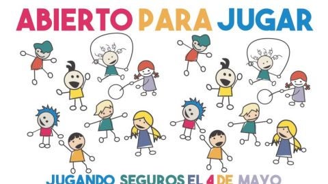 Cartel Abierto para Jugar Alcal&aacute; de Henares