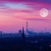Superluna rosa o luna de huevo Superluna rosa o luna de huevo