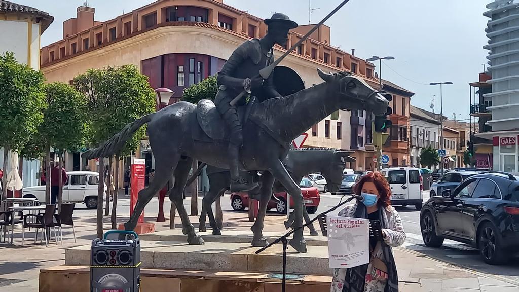 Lectura Popular del Quijote en cuatro enclaves cervantinos de Alcázar de San Juan Lectura Popular del Quijote en cuatro enclaves cervantinos de Alcázar de San Juan