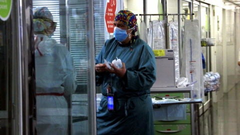 Imatge d&rsquo;una UCI de l&rsquo;Hospital del Mar.