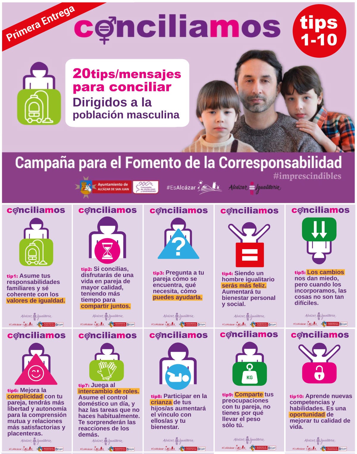 El Centro de la Mujer pone en marcha la segunda parte de la campaña “Conciliamos” El Centro de la Mujer pone en marcha la segunda parte de la campaña “Conciliamos”