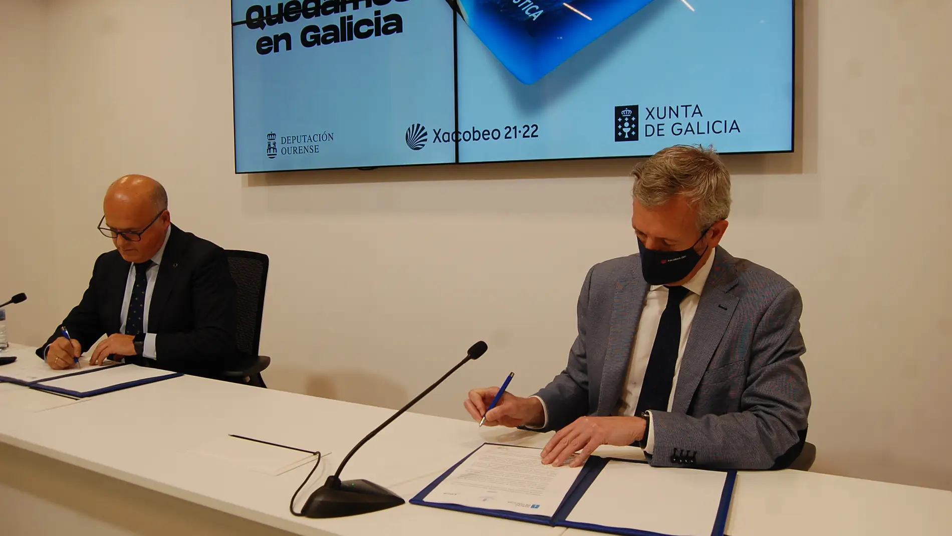Xunta e Deputación firman un convenio para cofinanciar a tarxeta Bono Comercio