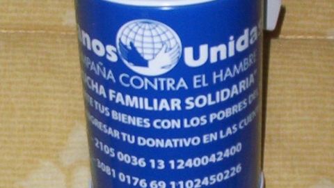 Una hucha de Manos Unidas Una hucha de Manos Unidas
