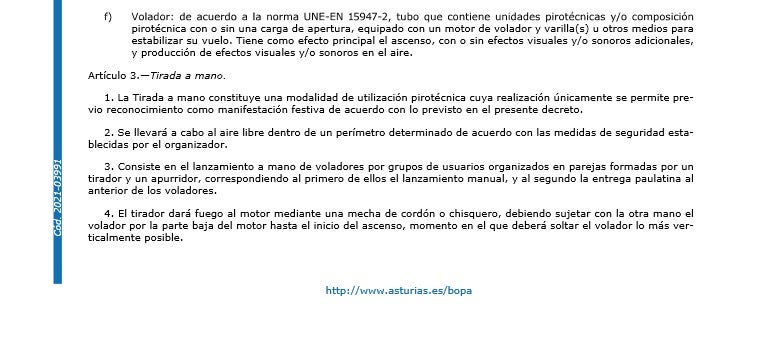 Publicado el Decreto que regula el reconocimiento de las fiestas en las que se usa pirotecnia como elemento tradicional Publicado el Decreto que regula el reconocimiento de las fiestas en las que se usa pirotecnia como elemento tradicional