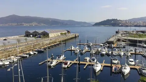 Imagen de archivo del puerto de Vigo Puerto de Vigo, Galicia