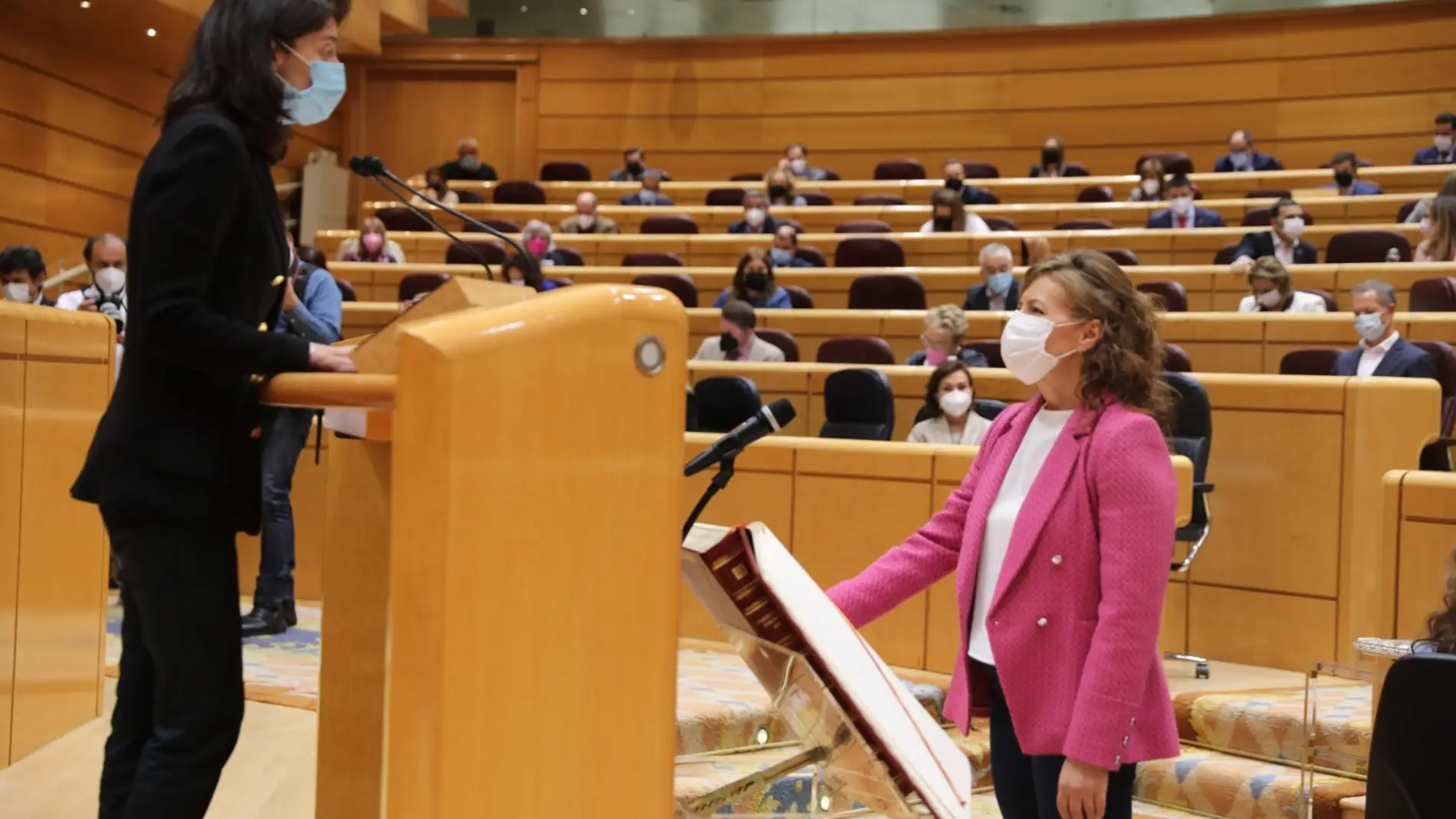  Aurelia Sánchez en el Senado 