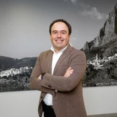 Juan Fran Pérez, alcalde de Finestrat. Juan Fran Pérez, alcalde de Finestrat.