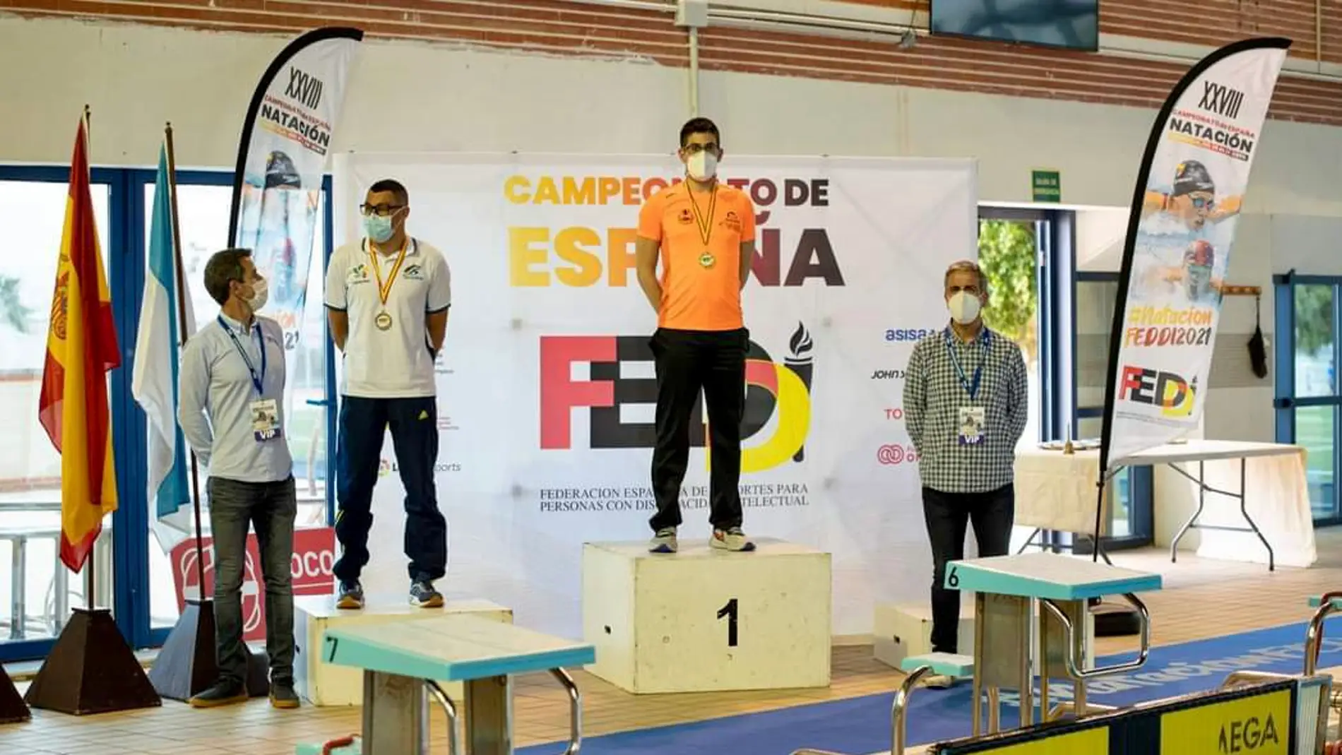 Luis Paredes suma tres oros y una plata en el Campeonato de España FEDDI.