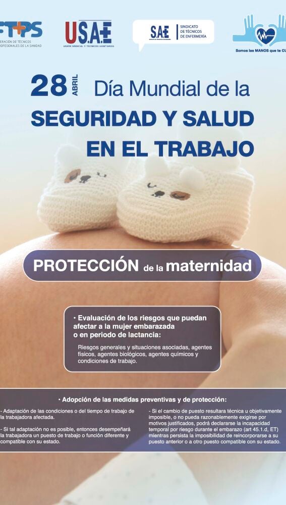 Cartel del SAE del Día de la Seguridad en el Trabajo