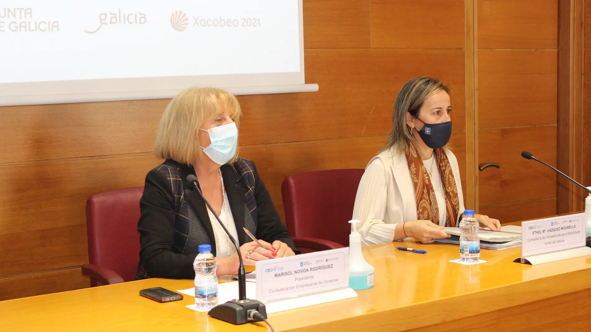 Ethel Vazquez reafirma el compromiso de infraestructuras para Ourense
