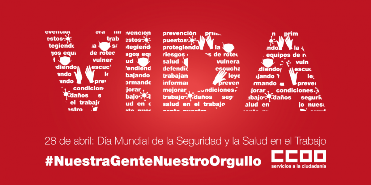 CCOO se concentra este miércoles en Badajoz con motivo del Día Mundial de la Seguridad y Salud en el Trabajo CCOO se concentra este miércoles en Badajoz con motivo del Día Mundial de la Seguridad y Salud en el Trabajo