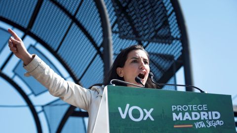 Rocío Monasterio, candidata de Vox a la Comunidad de Madrid