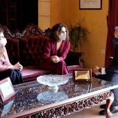 Irene García, María Jesús Montero y el alcalde de Rota, Javier Ruiz 
