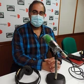 David Serrano en los estudios de Onda Cero David Serrano en los estudios de Onda Cero