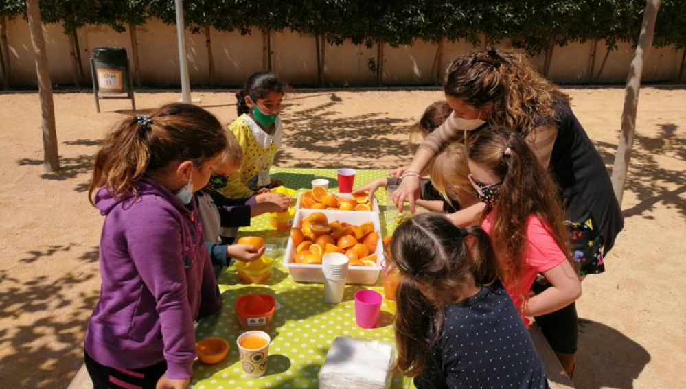 Con el objetivo de fomentar el consumo de la fruta y la verdura y que sufrieron un parón por culpa de la pandemia Con el objetivo de fomentar el consumo de la fruta y la verdura y que sufrieron un parón por culpa de la pandemia