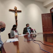 Rueda de prensa en el Obispado de Ciudad Real Rueda de prensa en el Obispado de Ciudad Real