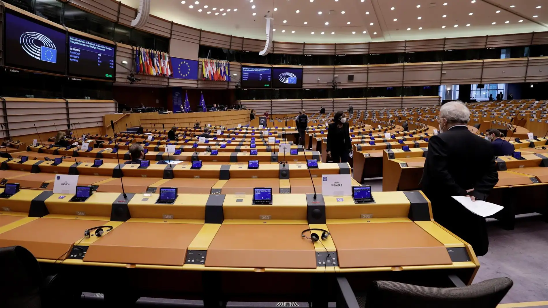 Vista del Parlamento Europeo