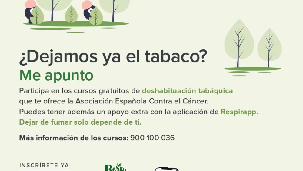 Abierto el plazo de inscripción del curso online para dejar de fumar Abierto el plazo de inscripción del curso online para dejar de fumar