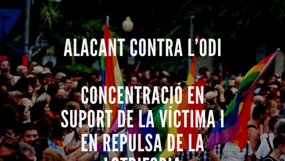 Cartel anunciador de la concentración 
