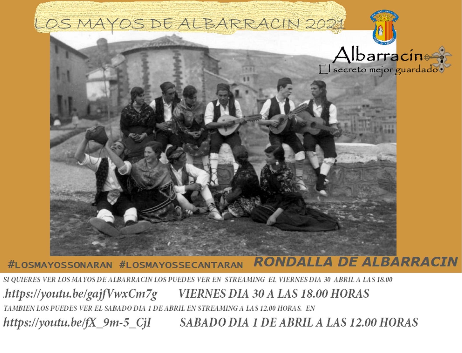 La Sierra de Albarracín adapta los Mayos a la pandemia La Sierra de Albarracín adapta los Mayos a la pandemia