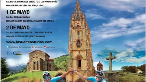 Cartel de la Vuelta Ciclista Asturias 2021 Cartel de la Vuelta Ciclista Asturias 2021
