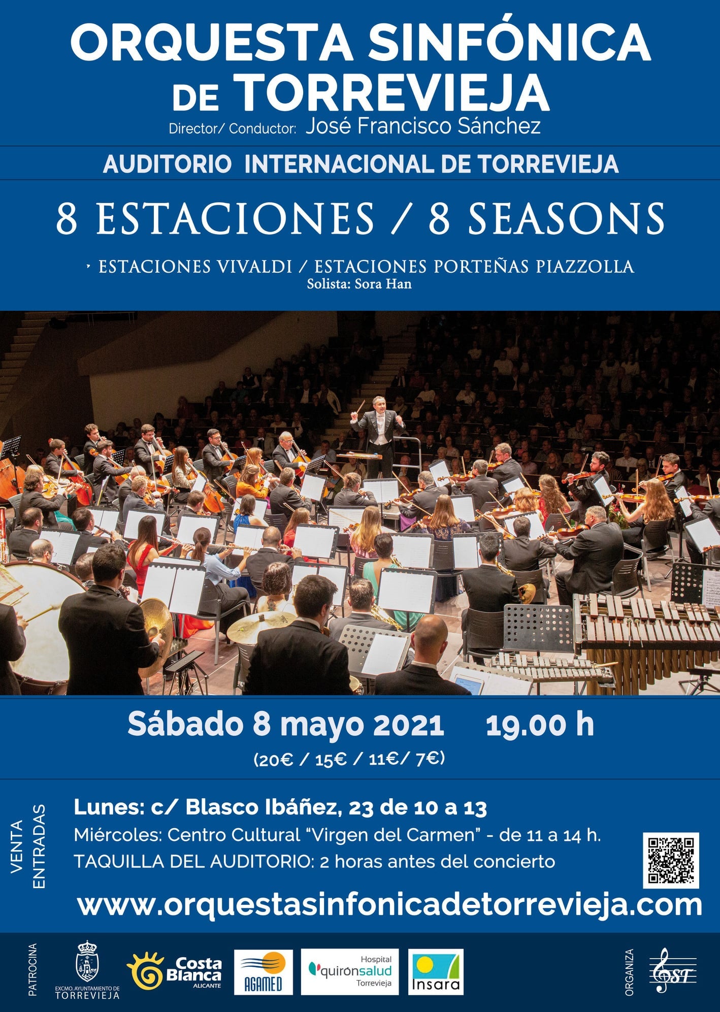 Un concierto que conocen muy bien sus seguidores recorrerá las 8 estaciones, las de Vivaldi y las de Piazzola Un concierto que conocen muy bien sus seguidores recorrerá las 8 estaciones, las de Vivaldi y las de Piazzola