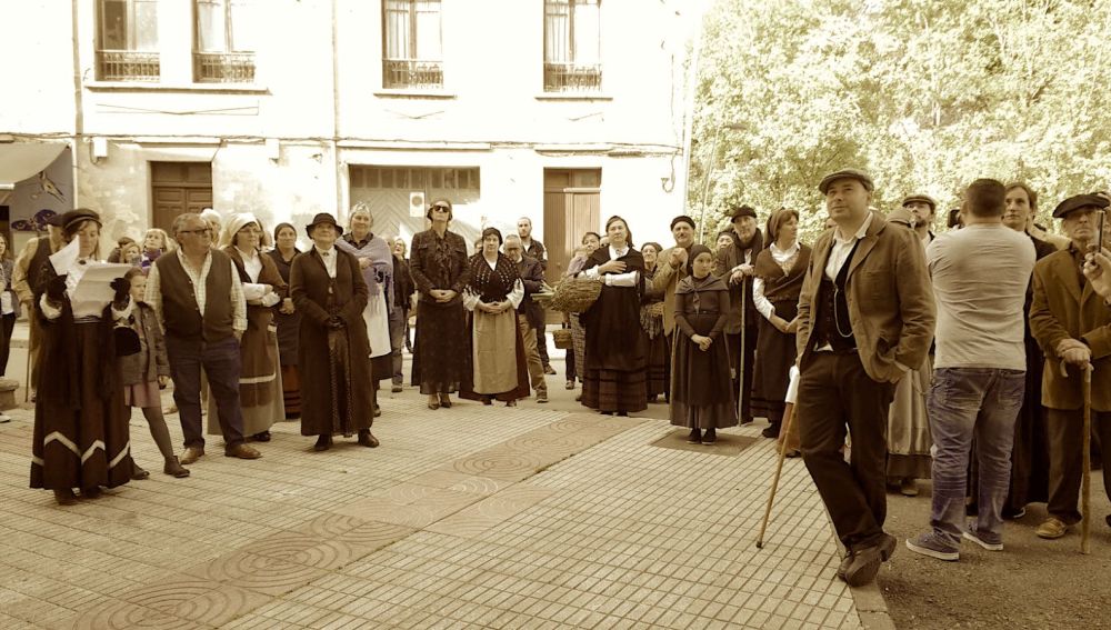 Un momento de la escenificación de 2017