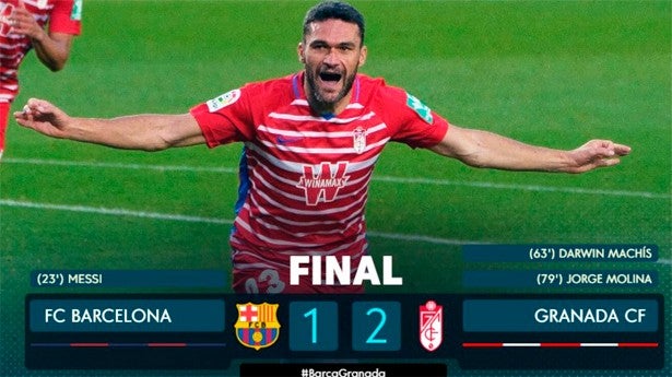 El Granada CF logra una victoria histórica en el Camp Nou. Onda Deportiva Granada 30/04/2021 El Granada CF logra una victoria histórica en el Camp Nou. Onda Deportiva Granada 30/04/2021