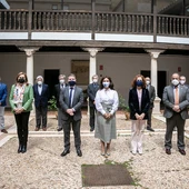Las autoridades que han acudido a la inauguración de la exposición en Museo López Villaseñor Las autoridades que han acudido a la inauguración de la exposición en Museo López Villaseñor