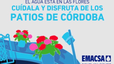 El agua est&aacute; en las flores