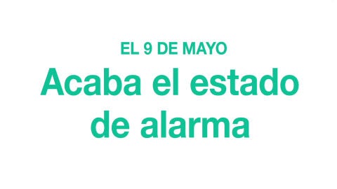 El 9 de mayo acaba el estado de alarma | El pr&oacute;ximo domingo, nueva temporada de Salvados