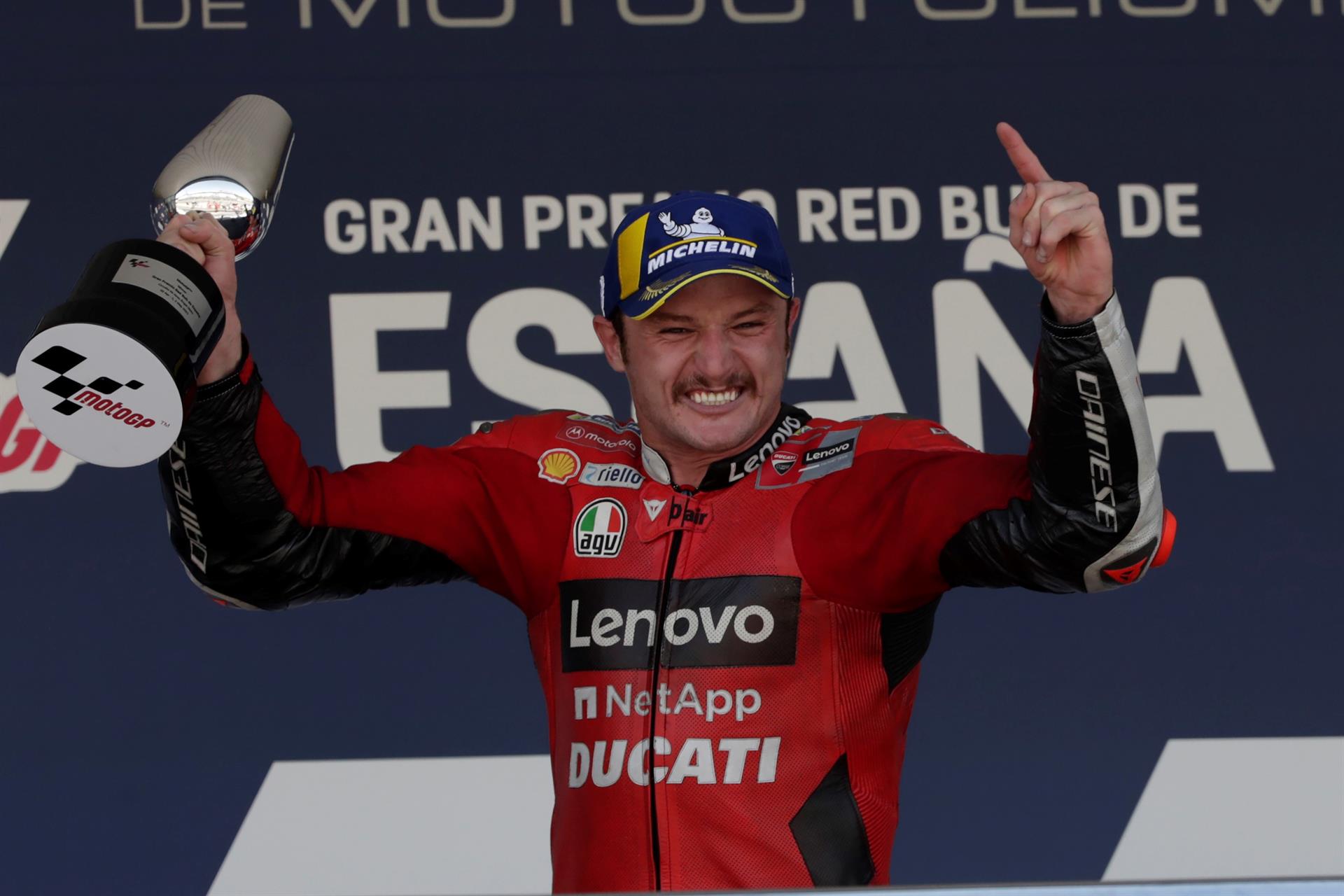 Miller reina en Jerez y Bagnaia agarra el liderato de MotoGP Miller reina en Jerez y Bagnaia agarra el liderato de MotoGP