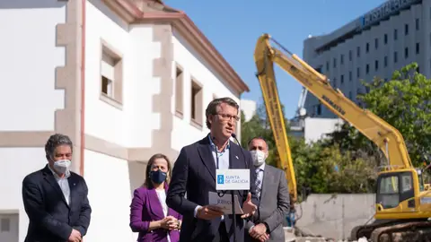 Alberto Núñez Feijóo - presidente de la Xunta Hospital Montecelo de Pontevedra