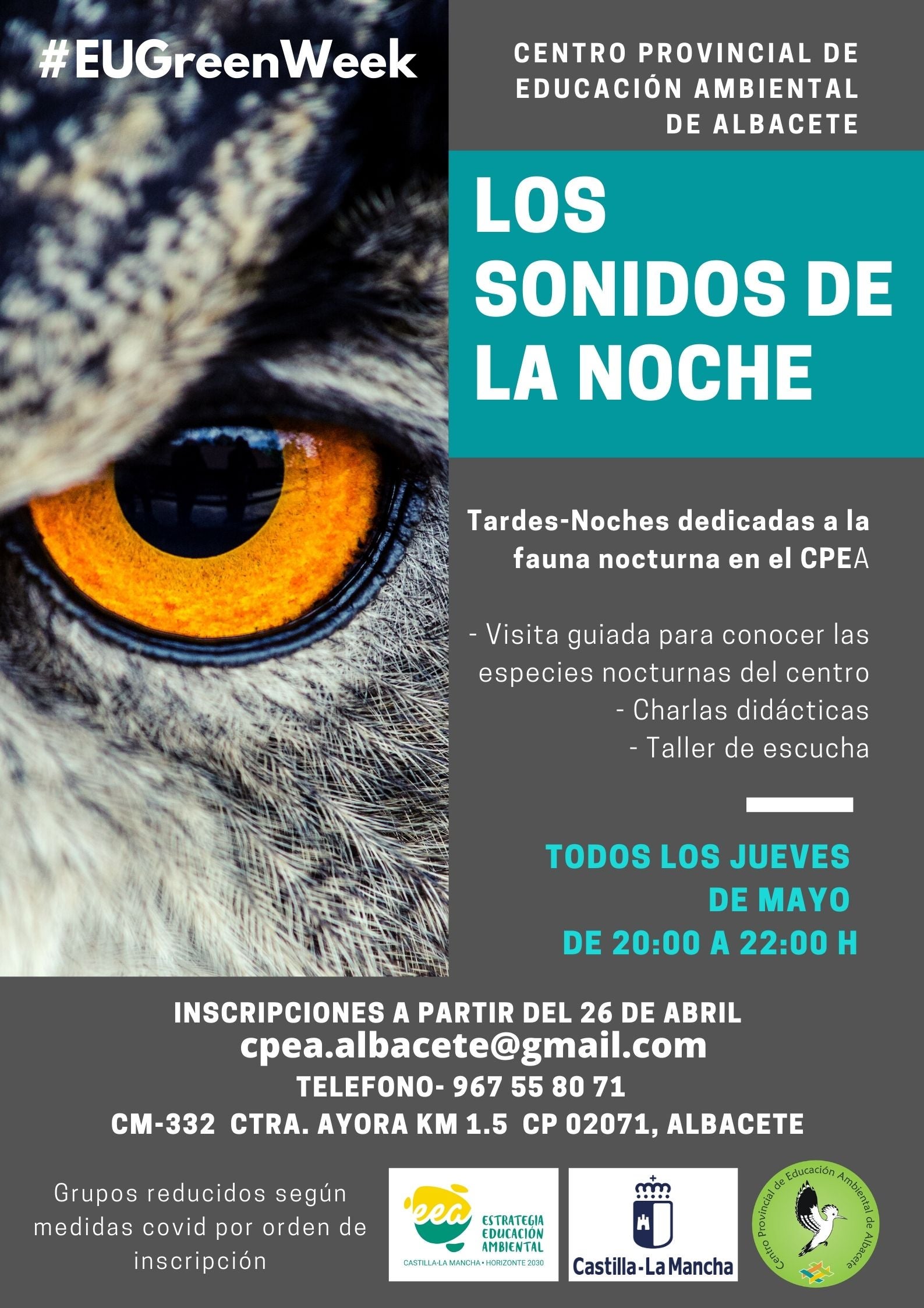 Talleres y visitas guiadas para analizar los sonidos animales nocturnos Talleres y visitas guiadas para analizar los sonidos animales nocturnos