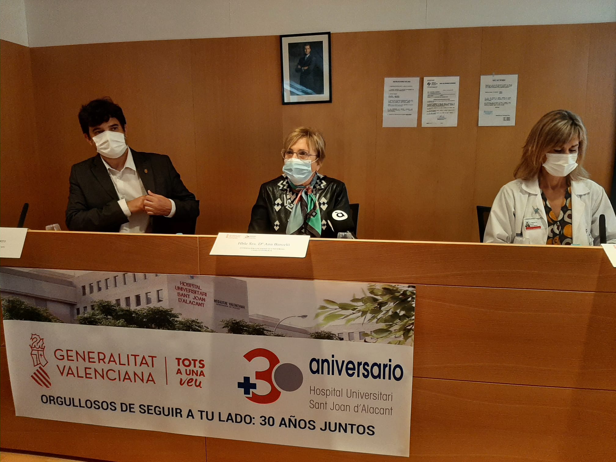 La consellera de Sanidad elogia la trayectoria asistencial, docente e investigadora del hospital Sant Joan La consellera de Sanidad elogia la trayectoria asistencial, docente e investigadora del hospital Sant Joan