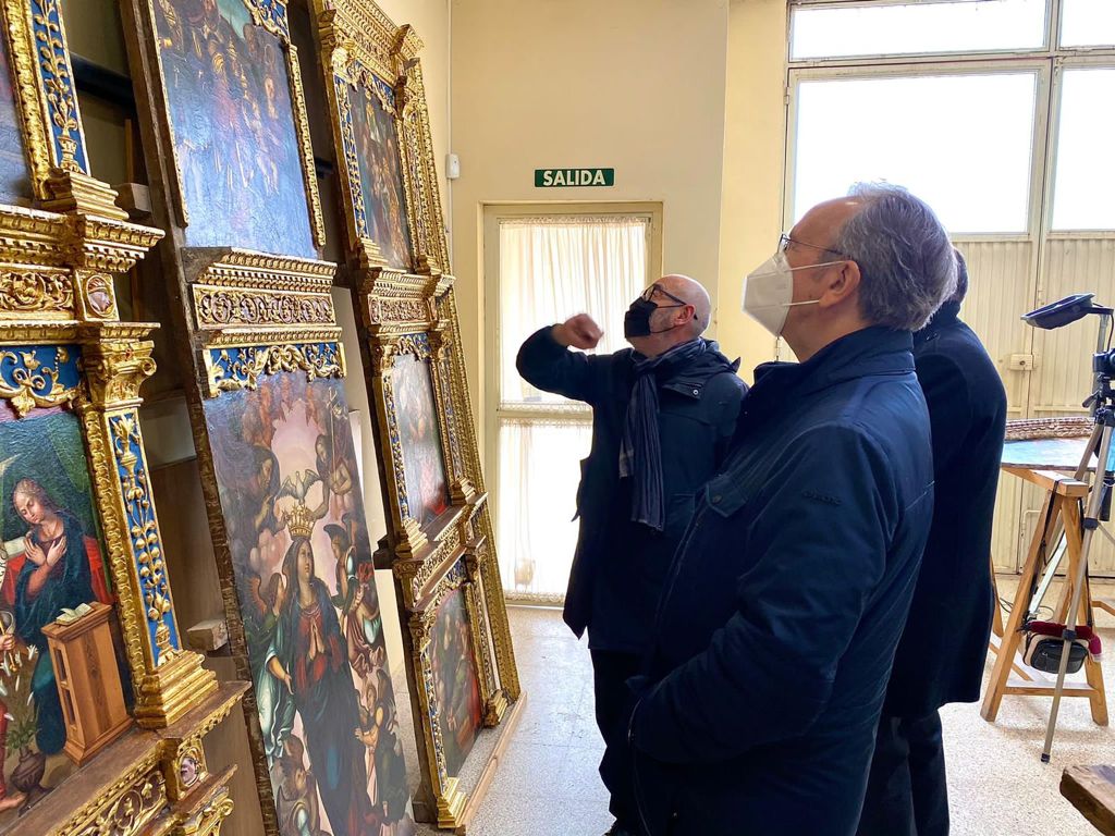 Ultiman la restauración del retablo renacentista de la capilla Asunción de la Catedral de Cuenca Ultiman la restauración del retablo renacentista de la capilla Asunción de la Catedral de Cuenca