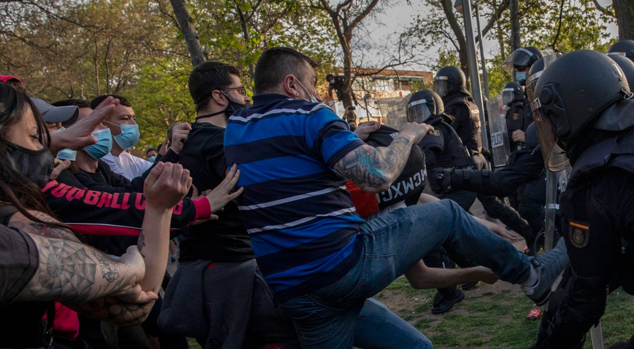 Dos de los detenidos en los incidentes de Vallecas pertenecen al entorno de Podemos Dos de los detenidos en los incidentes de Vallecas pertenecen al entorno de Podemos