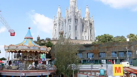 Els parcs d’atraccions, com el del Tibidabo, porten tancats des de mitjans d’octubre. ACN. Tibidabo