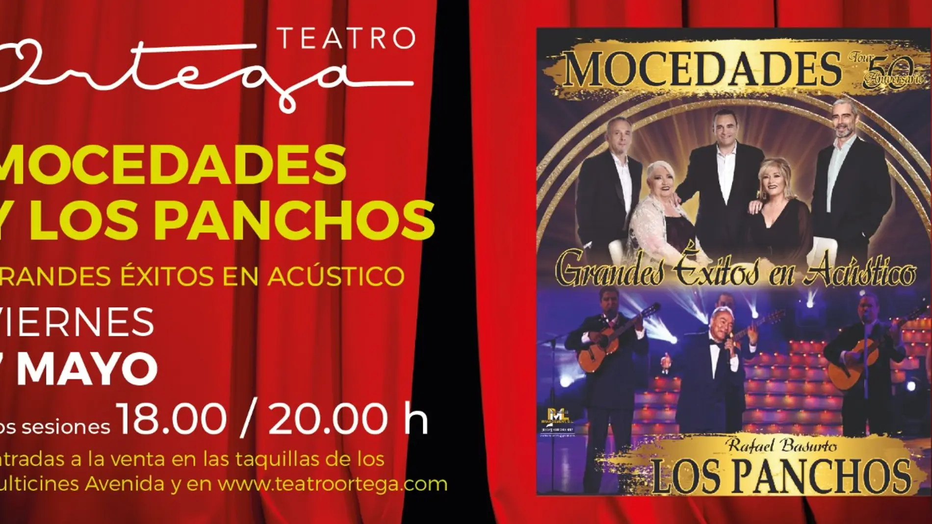 La música de Mocedades y Los Panchos envolverá este viernes el Teatro Ortega 